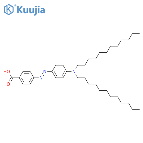 Benzoic acid, 4-[[4-(didodecylamino)phenyl]azo]- structure