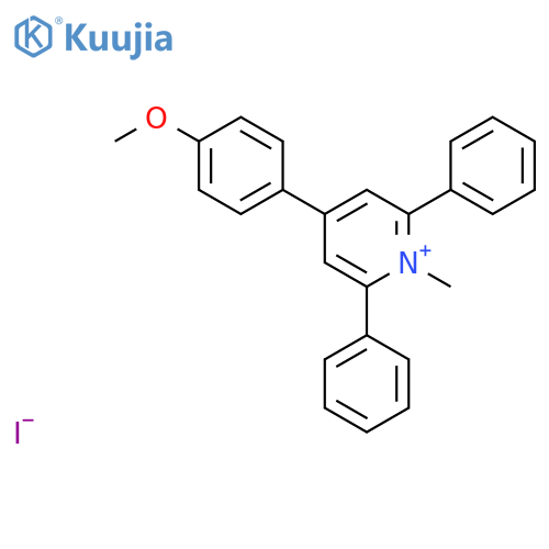 Pyridinium, 4-(4-methoxyphenyl)-1-methyl-2,6-diphenyl-, iodide structure