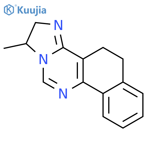 Benz[h]imidazo[1,2-c]quinazoline, 1,2,4,5-tetrahydro-1-methyl- structure