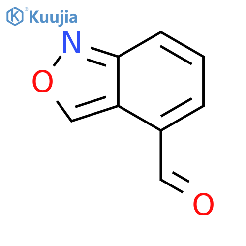 2,1-Benzisoxazole-4-carboxaldehyde structure