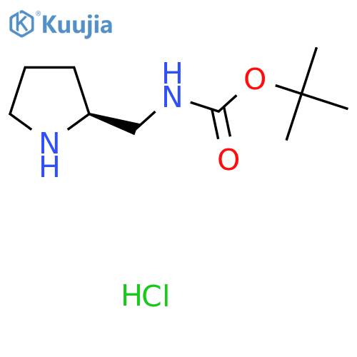 (S)-Tert-Butyl (pyrrolidin-2-ylmethyl)carbamate hydrochloride structure