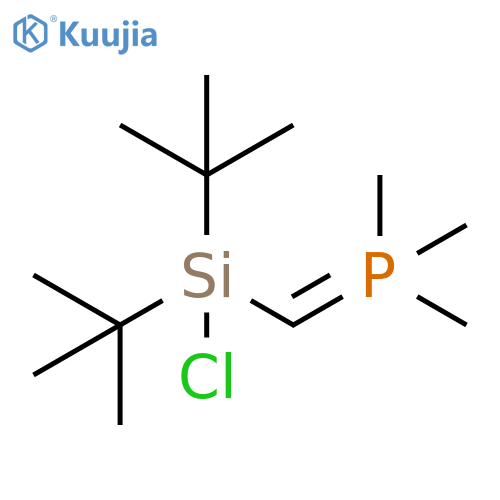 Phosphorane, [[chlorobis(1,1-dimethylethyl)silyl]methylene]trimethyl- structure