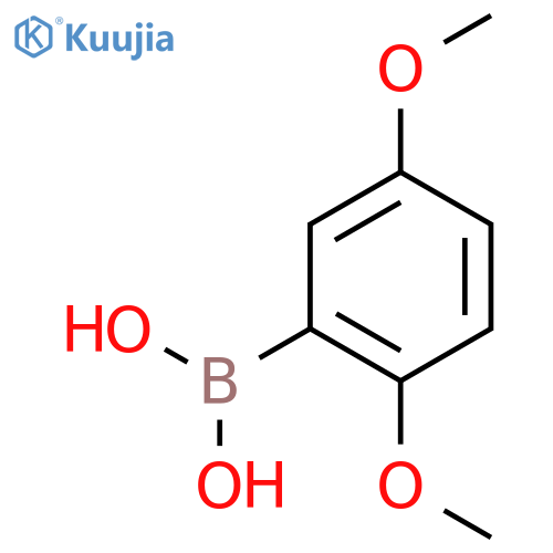 2,5-Dimethoxyphenylboronic acid structure