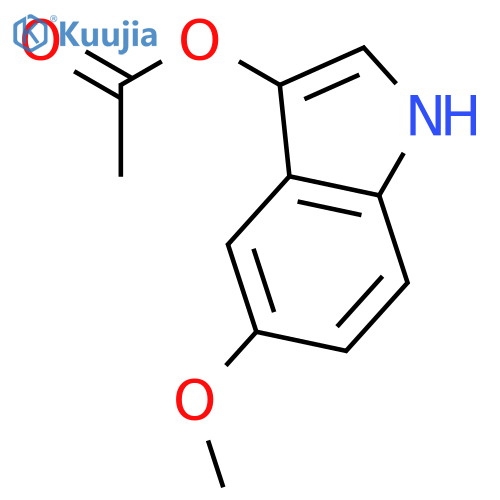 5-methoxy-1H-Indol-3-ol 3-acetate structure