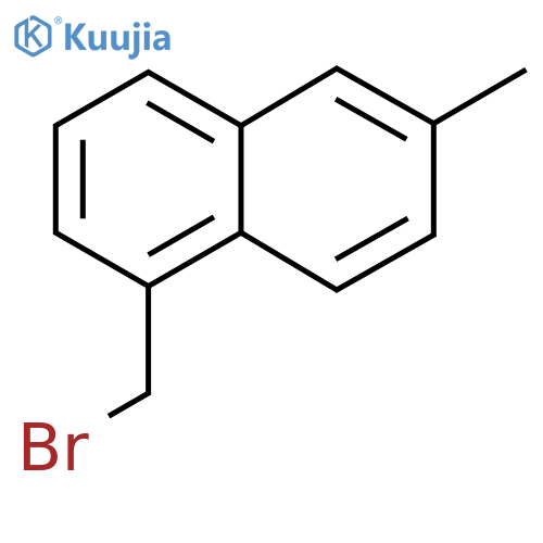1-(Bromomethyl)-6-methylnaphthalene structure
