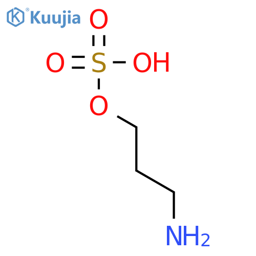 1-Propanol, 3-amino-,1-(hydrogen sulfate) structure