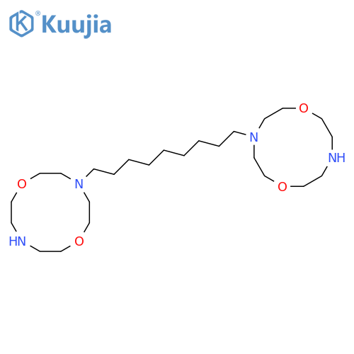 1,7-Dioxa-4,10-diazacyclododecane, 4,4'-(1,9-nonanediyl)bis- structure