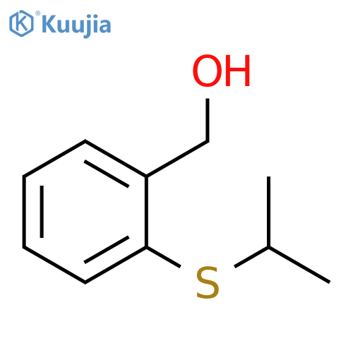 2-[(Propan-2-yl)sulfinyl]benzyl alcohol structure