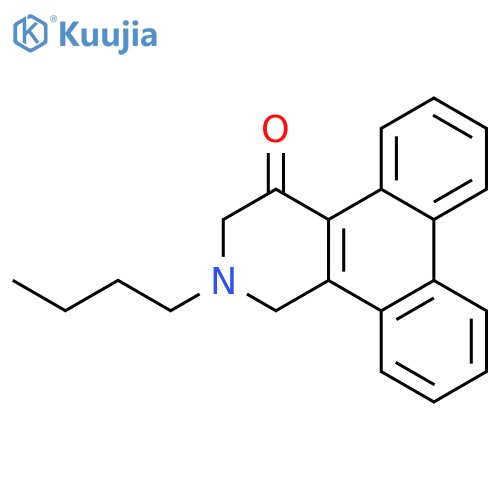 Dibenz[f,h]isoquinolin-4(1H)-one, 2-butyl-2,3-dihydro- structure