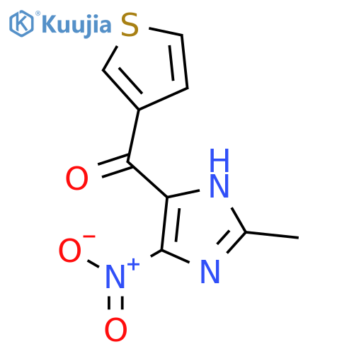 Methanone, (2-methyl-5-nitro-1H-imidazol-4-yl)-3-thienyl- structure