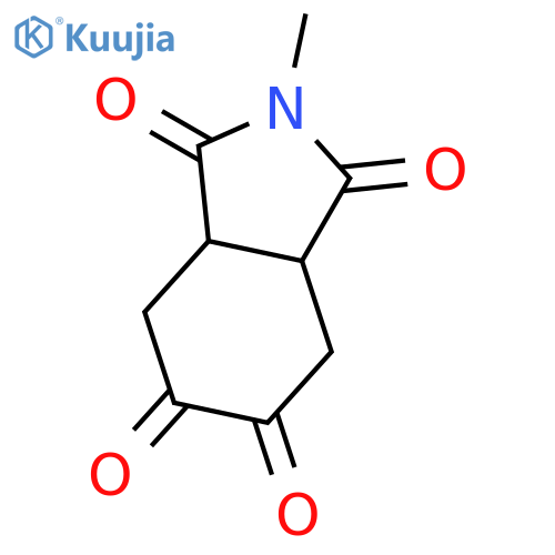 (3aR,7aS)-rel-tetrahydro-2-methyl-1H-Isoindole-1,3,5,6(2H)-tetrone structure