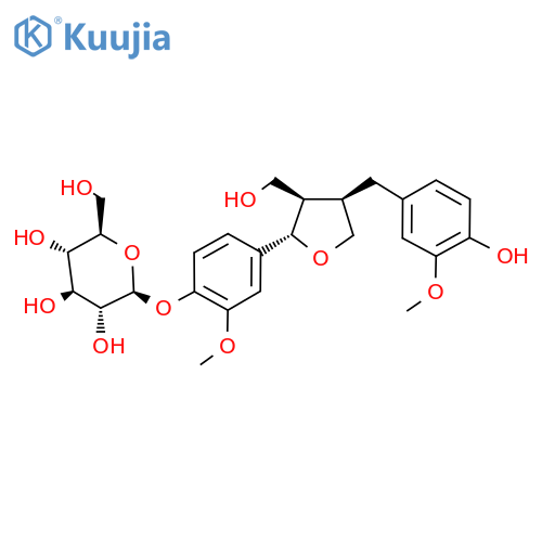 (+)-Lariciresinol glucoside structure
