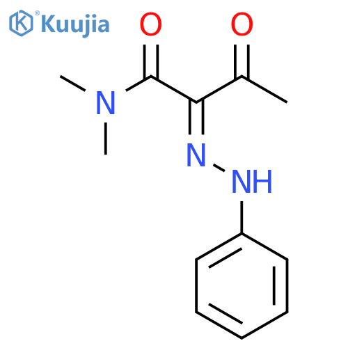 Butanamide, N,N-dimethyl-3-oxo-2-(phenylhydrazono)-, (Z)- structure