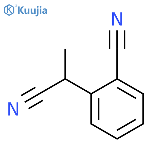 2-(1-cyanoethyl)benzonitrile structure