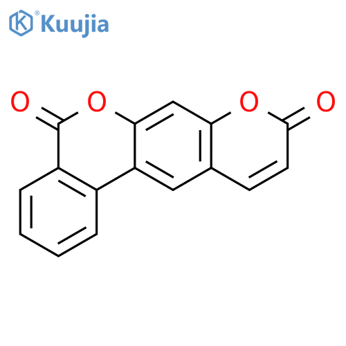 5H,9H-[2]BENZOPYRANO[4,3-G][1]BENZOPYRAN-5,9-DIONE structure