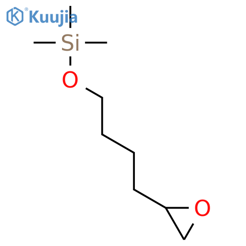 Silane, trimethyl(4-oxiranylbutoxy)- structure
