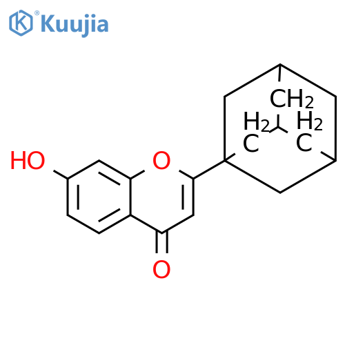 4H-1-Benzopyran-4-one, 7-hydroxy-2-tricyclo[3.3.1.13,7]dec-1-yl- structure