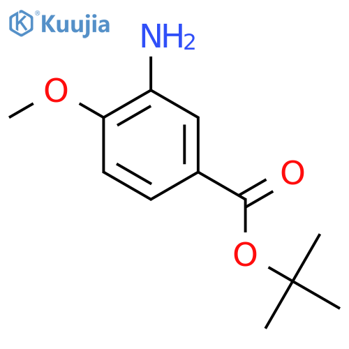 tert-butyl 3-amino-4-methoxybenzoate structure