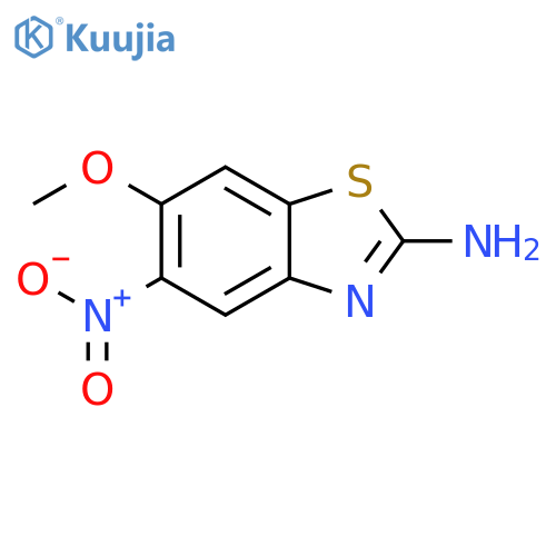 6-Methoxy-5-nitrobenzo[d]thiazol-2-amine structure