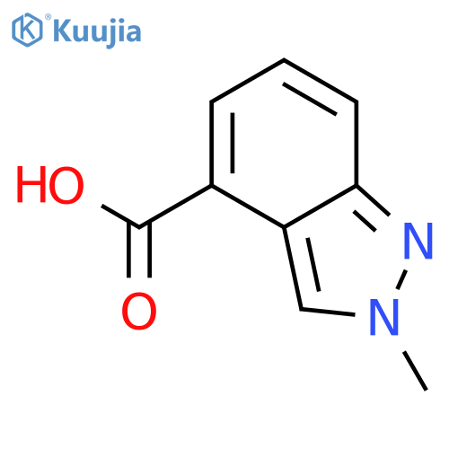 2-methyl-2H-indazole-4-carboxylic acid structure