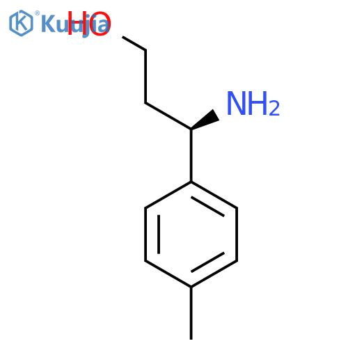 (R)-3-Amino-3-(4-methylphenyl)propan-1-ol structure