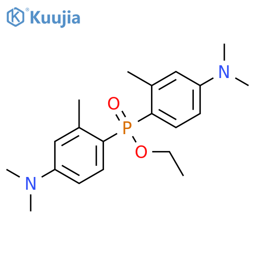 Phosphinic acid, bis[4-(dimethylamino)-2-methylphenyl]-, ethyl ester structure