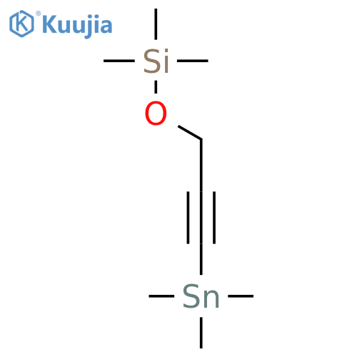Silane, trimethyl[[3-(trimethylstannyl)-2-propynyl]oxy]- structure
