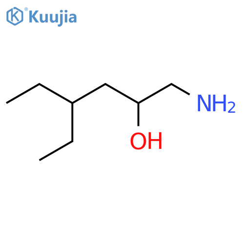 1-amino-4-ethylhexan-2-ol structure