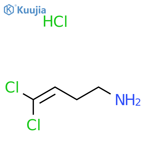 4,4-Dichlorobut-3-en-1-amine hydrochloride structure