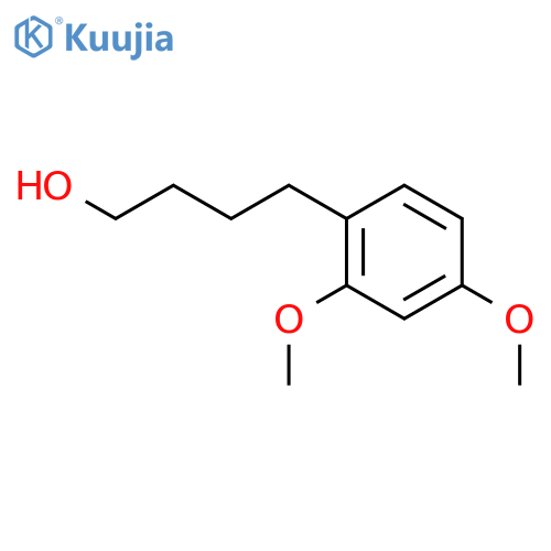 4-(2,4-dimethoxyphenyl)butan-1-ol structure