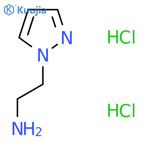 [2-(1h-Pyrazol-1-yl)ethyl]amine dihydrochloride structure