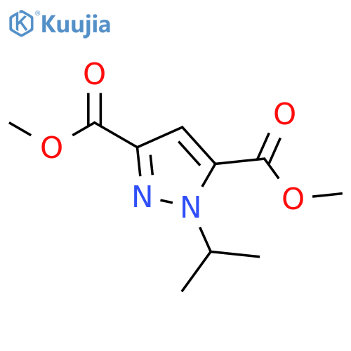 1H-Pyrazole-3,5-dicarboxylic acid, 1-(1-methylethyl)-, 3,5-dimethyl ester structure