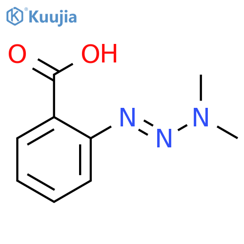 2-(dimethyltriaz-1-en-1-yl)benzoic acid structure
