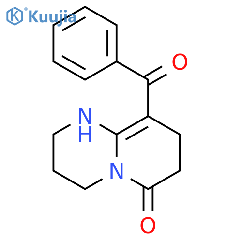 6H-Pyrido[1,2-a]pyrimidin-6-one, 9-benzoyl-1,2,3,4,7,8-hexahydro- structure