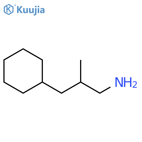 3-cyclohexyl-2-methylpropan-1-amine structure