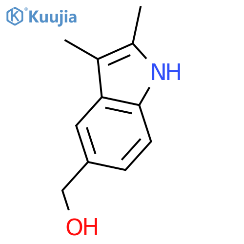 (2,3-Dimethyl-1H-indol-5-yl)methanol structure