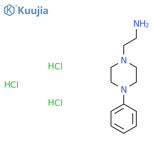 2-(4-Phenylpiperazin-1-YL)ethanamine trihydrochloride structure
