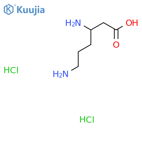 3,6-Diaminohexanoic acid dihydrochloride structure