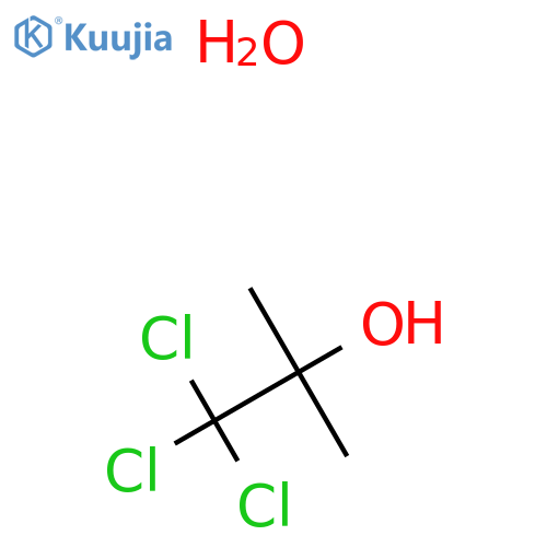 1,1,1-Trichloro-2-methyl-propanol hydrat structure