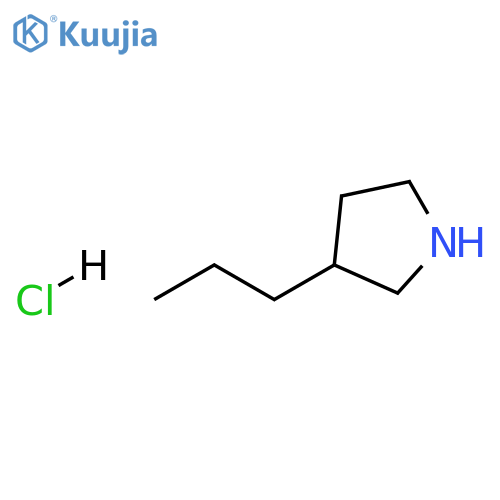 3-propylpyrrolidine hydrochloride structure