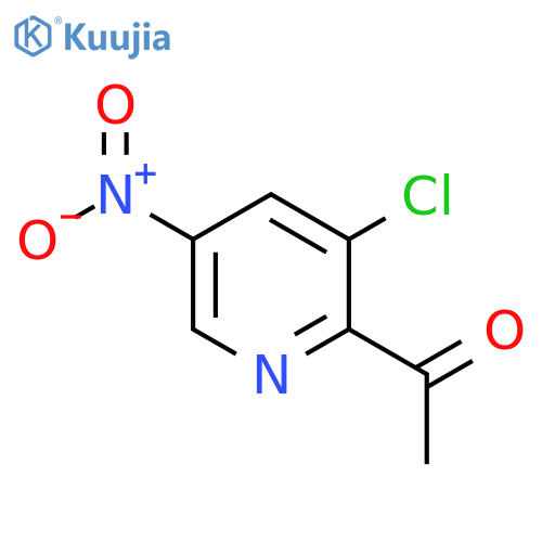 1-(3-Chloro-5-nitropyridin-2-yl)ethanone structure