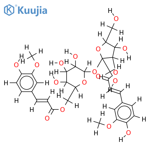 3,6'-di-O-feruloylsucrose structure