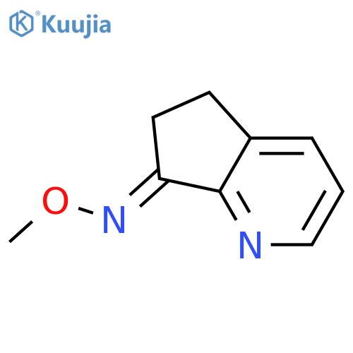 (Z)-5H-Cyclopenta[b]pyridin-7(6H)-one O-methyl oxime structure