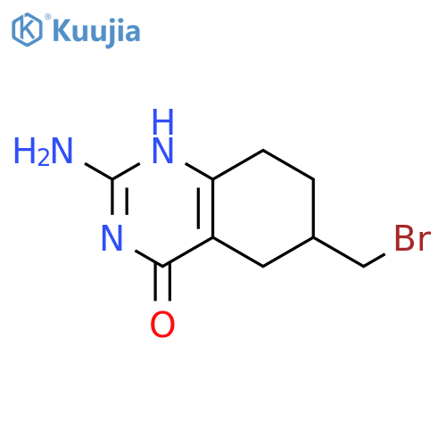 4(1H)-Quinazolinone, 2-amino-6-(bromomethyl)-5,6,7,8-tetrahydro- structure