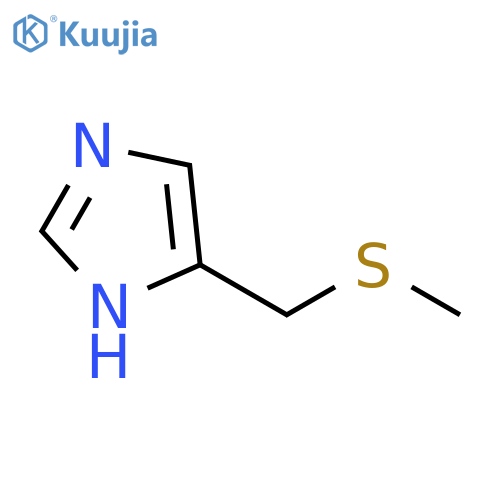 4-(methylsulfanyl)methyl-1H-imidazole structure