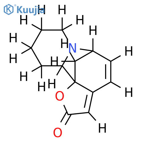 14-oxa-7-azatetracyclo6.6.1.0^{1,11}.0^{2,7}pentadeca-9,11-dien-13-one structure