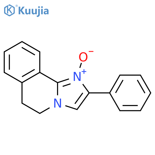 Imidazo[2,1-a]isoquinoline, 5,6-dihydro-2-phenyl-, 1-oxide structure
