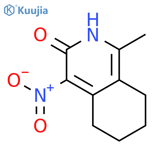 3(2H)-Isoquinolinone, 5,6,7,8-tetrahydro-1-methyl-4-nitro- structure