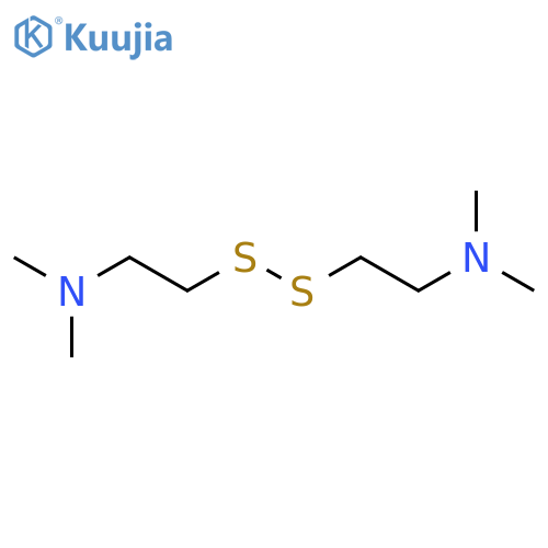 (2-{2-(dimethylamino)ethyldisulfanyl}ethyl)dimethylamine structure