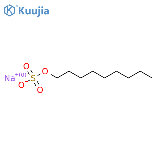Sodium n-nonyl sulphate structure